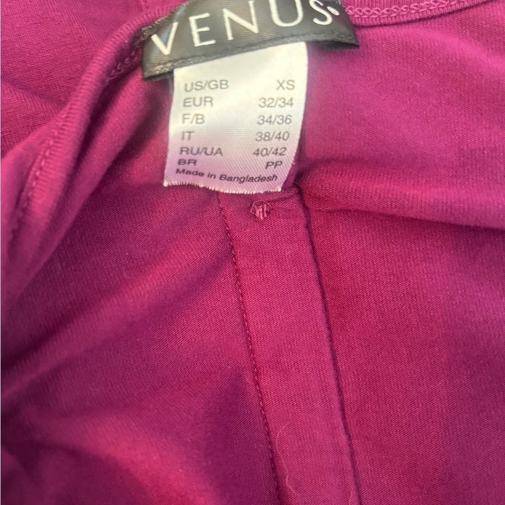 VENUS Rich Plum Long Sleeve Top